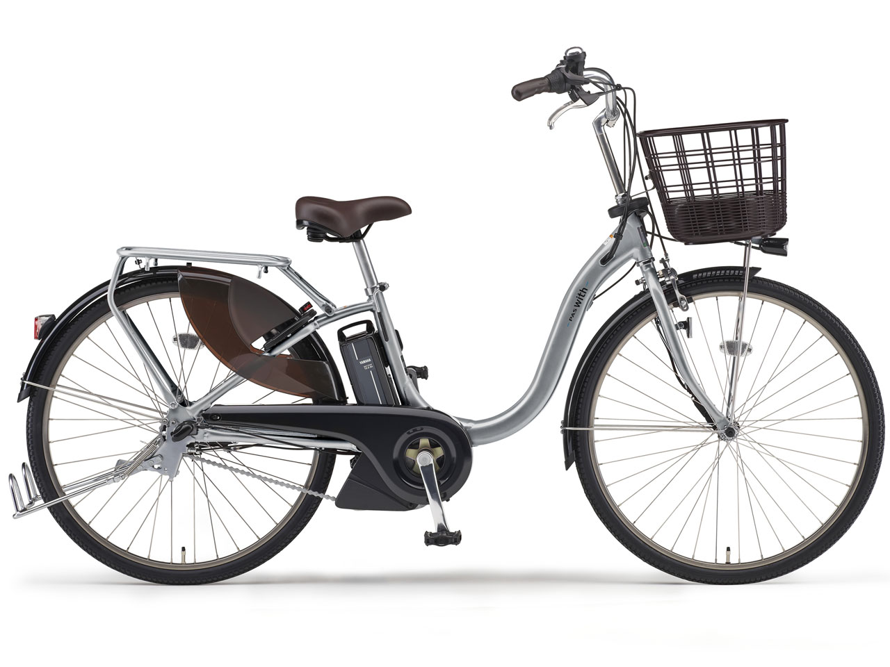 電動アシスト自転車 PAS with 26インチ ビビッドレッド 自転車】電動アシスト自転車 PAS With パス ウィズ 26インチ