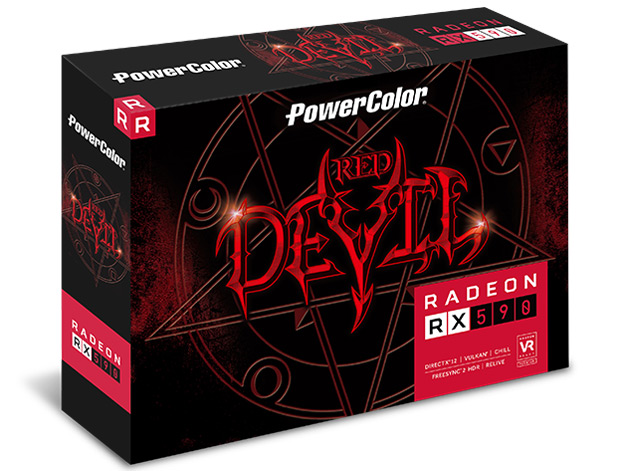 PowerColor Red Devil Radeon RX 590 8GB GDDR5 AXRX 590 8GBD5-3DH/OC [PCIExp 8GB]