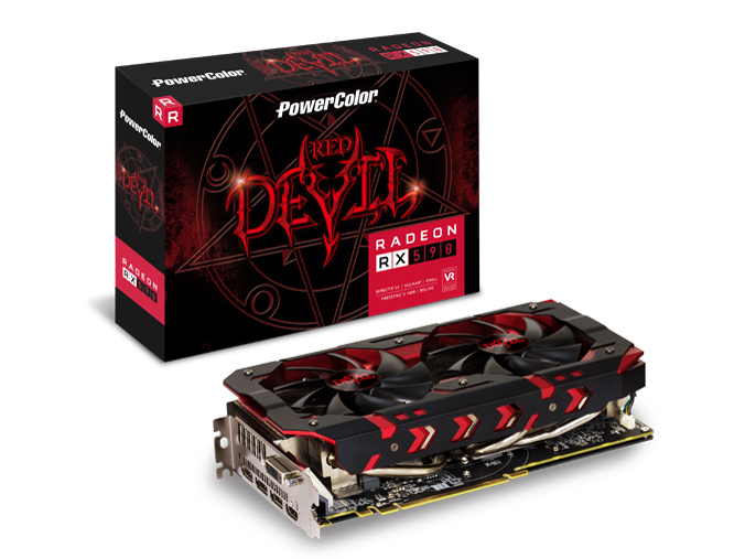 PowerColor Red Devil Radeon RX 590 8GB GDDR5 AXRX 590 8GBD5-3DH/OC [PCIExp 8GB] �̐��i�摜