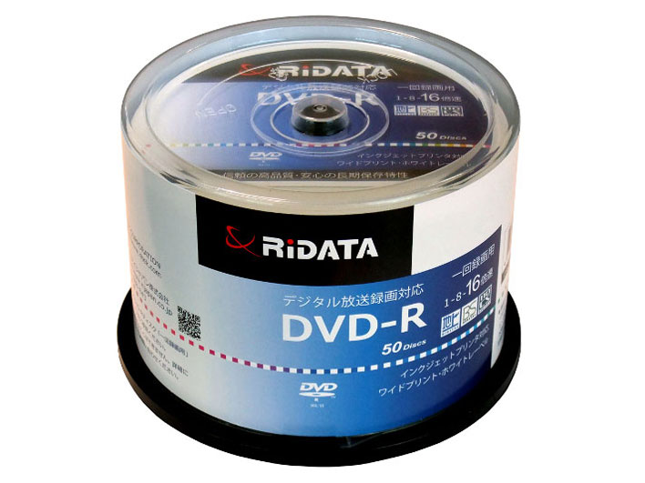RIDATA D-RCP16X.PW50RD D [DVD-R 16�{�� 50���g] �̐��i�摜
