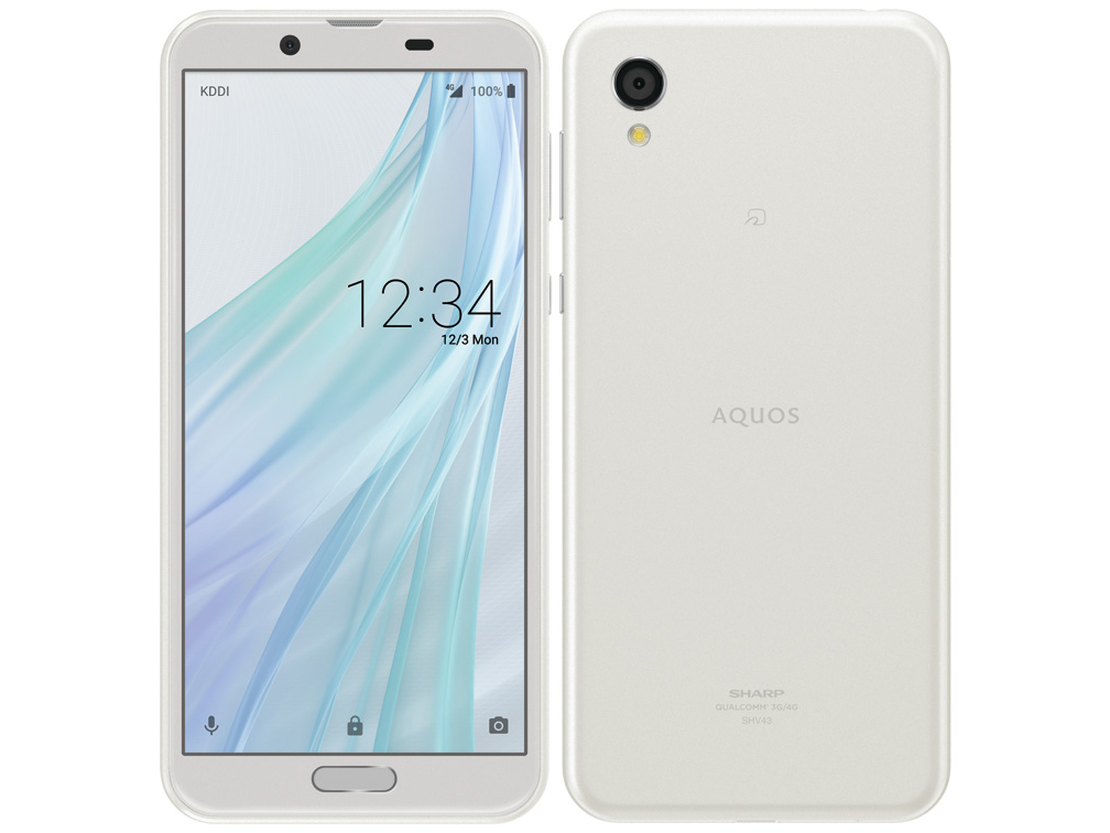 AQUOS sense2 SIM�t���[ [�V���L�[�z���C�g] �̐��i�摜