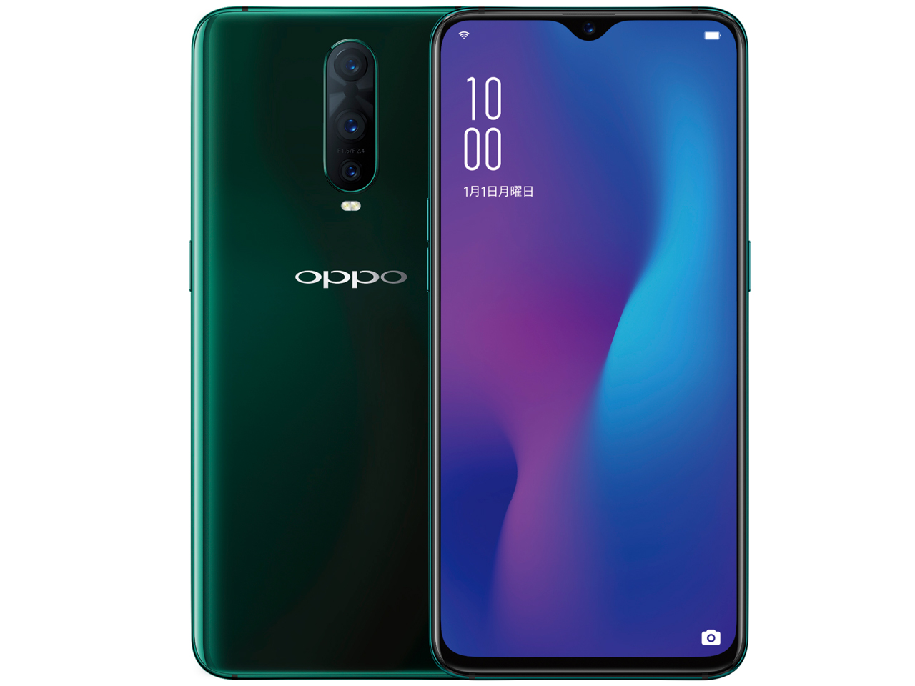OPPO R17 Pro SIM�t���[ [�G�������h�O���[��] �̐��i�摜