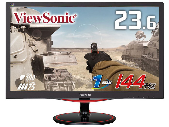 【修理品値引き】ViewSonic VX2407-7 ドスパラ限定モデル ViewSonic VX2428J-7 (23.8インチワイド 液晶モニター ブラック