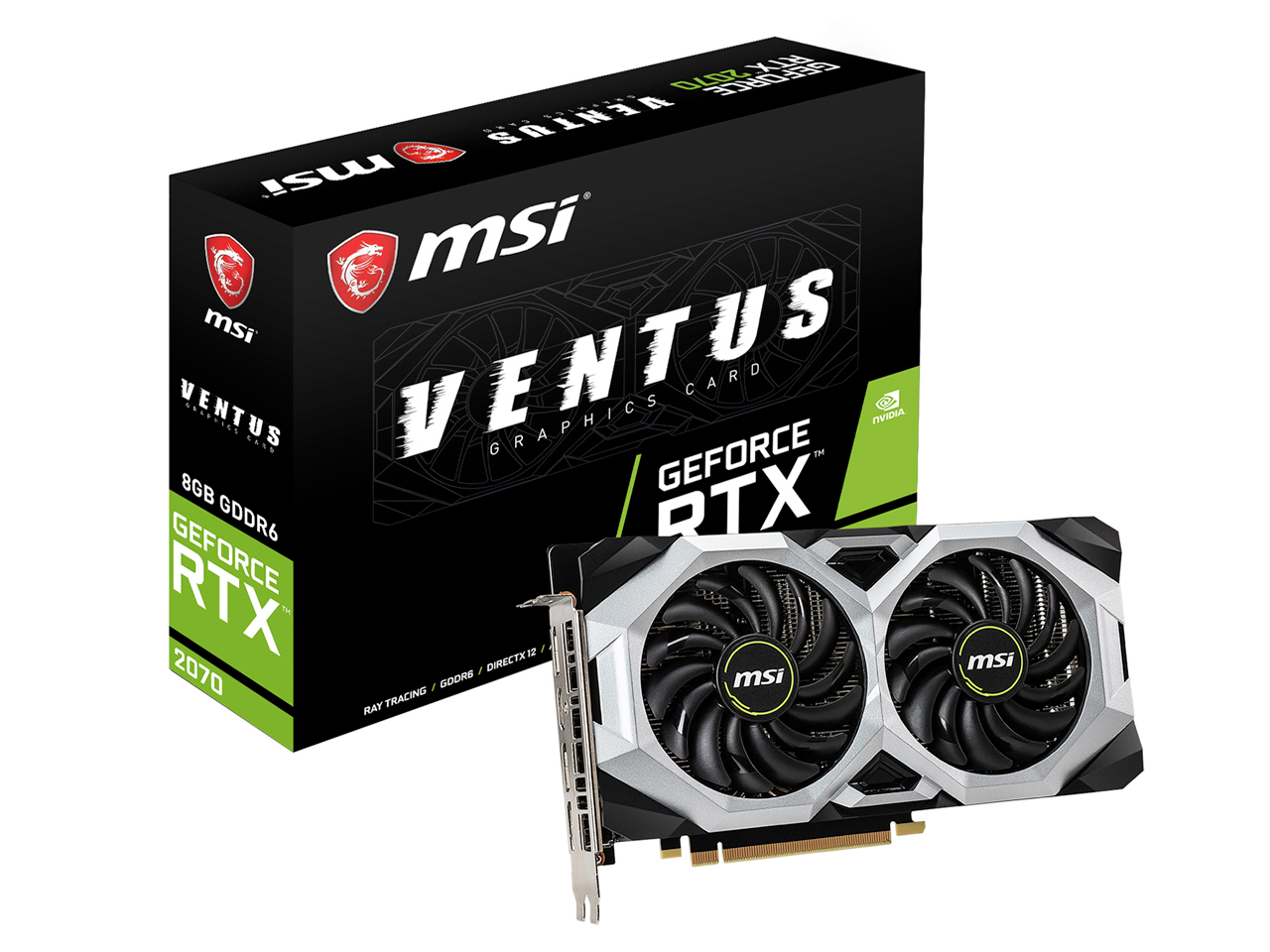 GeForce RTX 2070 VENTUS 8G [PCIExp 8GB] �̐��i�摜
