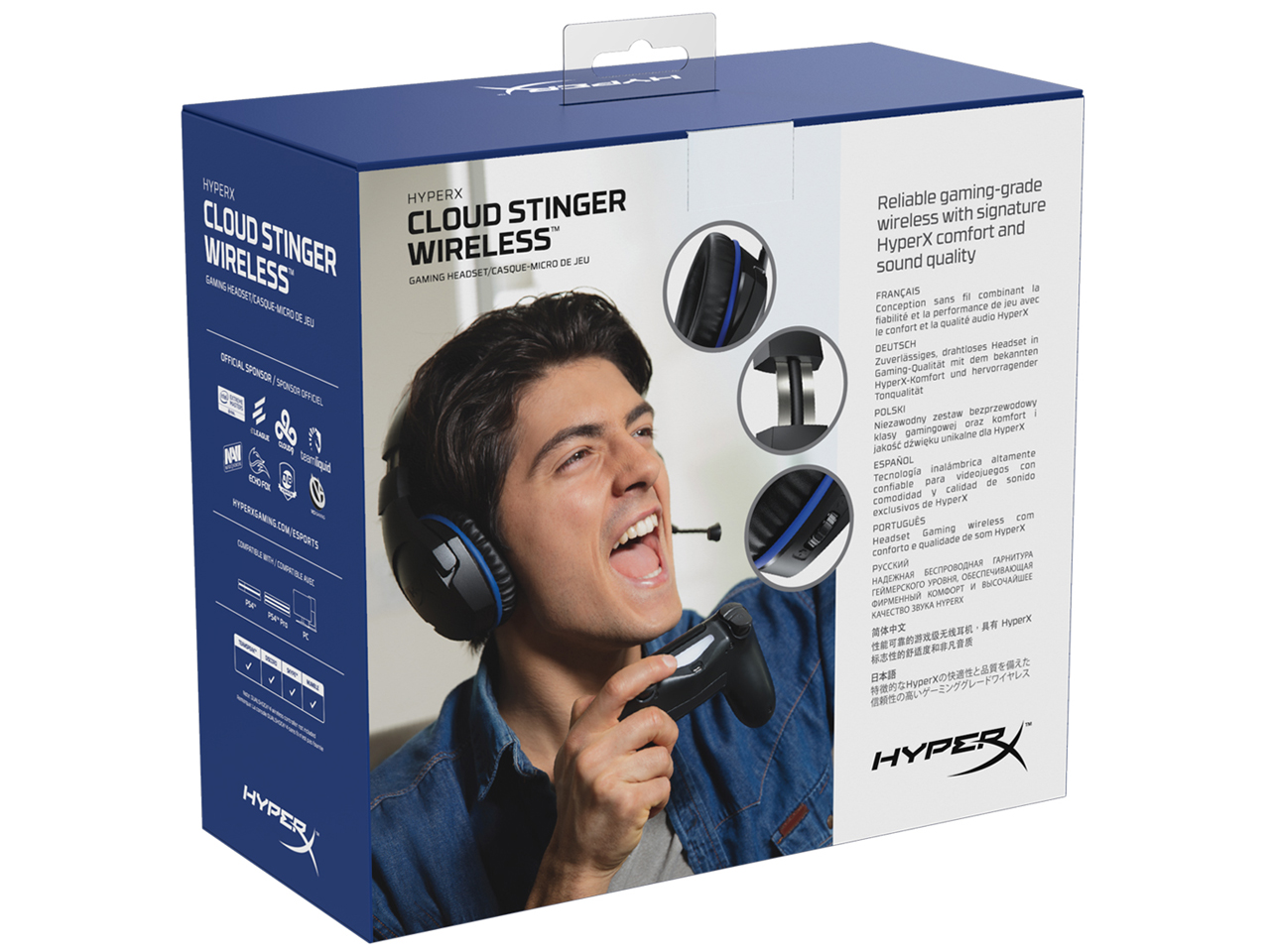 Cloud Stinger Wireless HX-HSCSW-BK