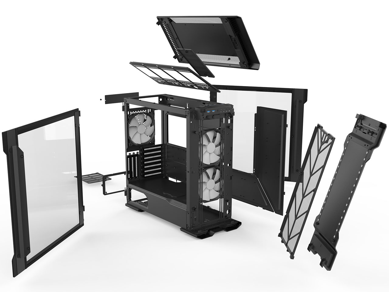 Enthoo EVOLV X GLASS PH-ES518XTG_DBK