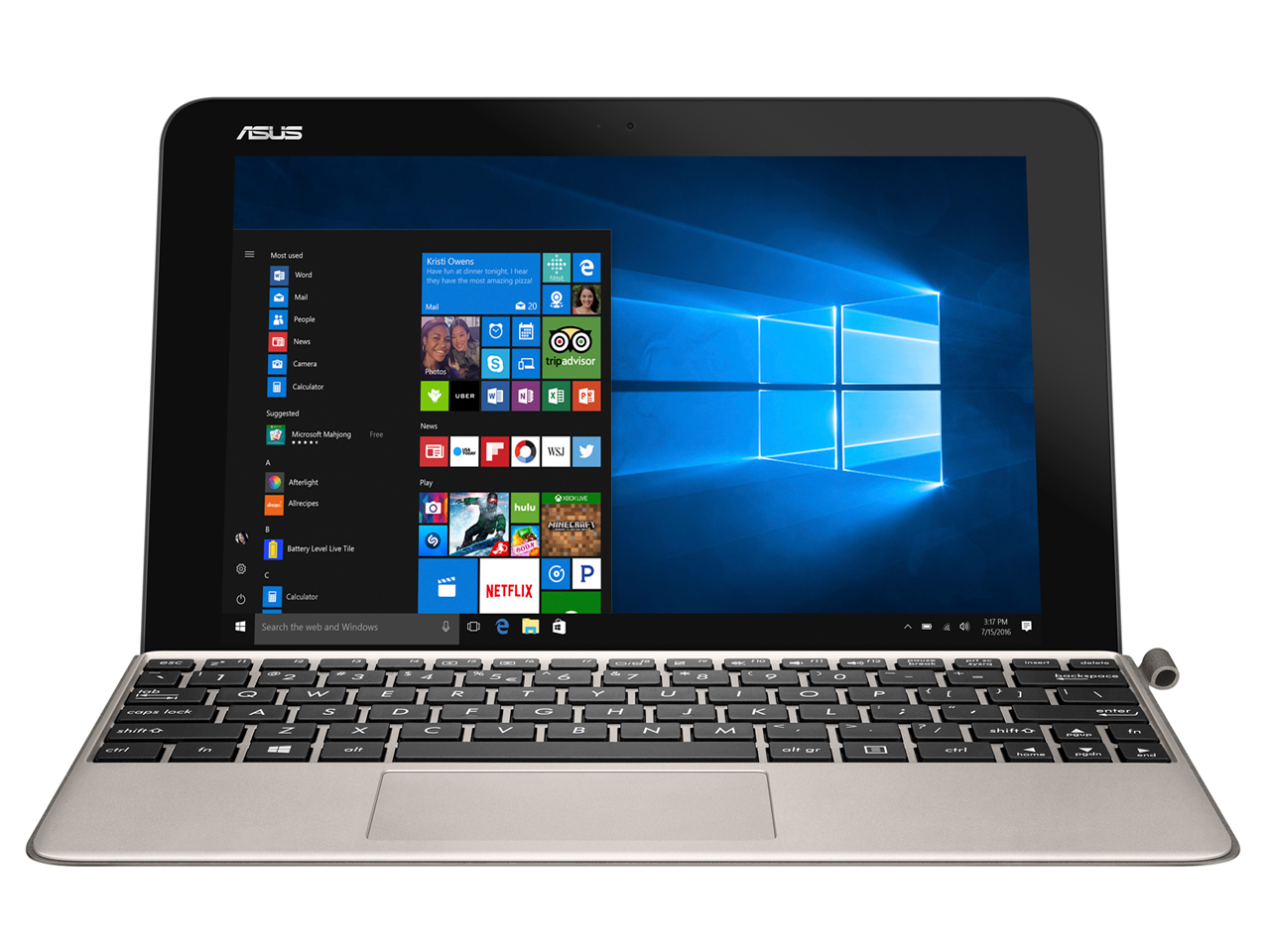 【美品】ASUS TransBook Mini T103HAF タブレットPC ASUS TransBook Mini T103HAF T103HAF-128SGR [スレートグレー