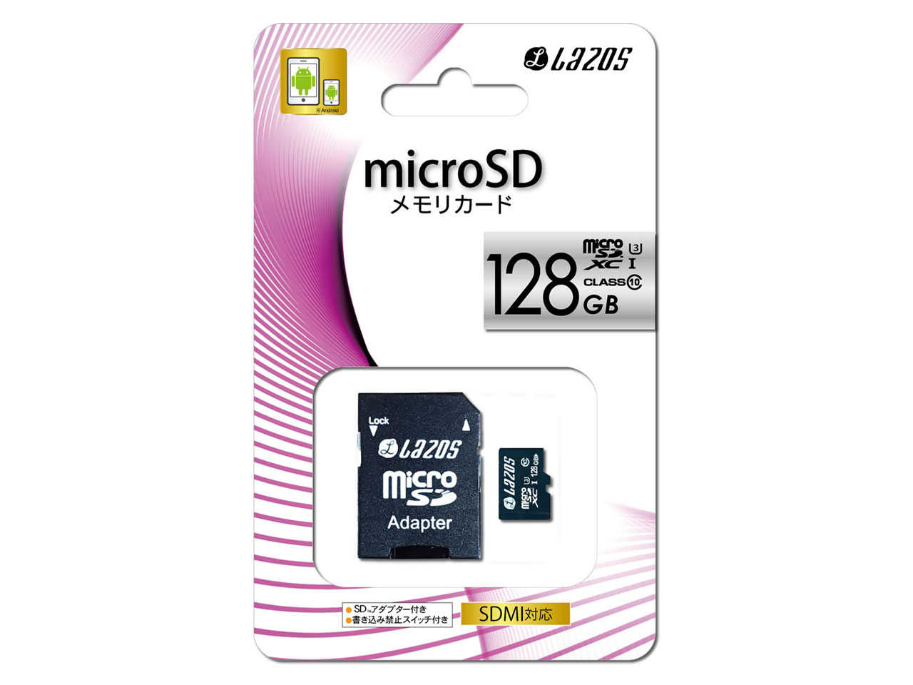 Lazos L-128MS10-U3 [128GB] �̐��i�摜