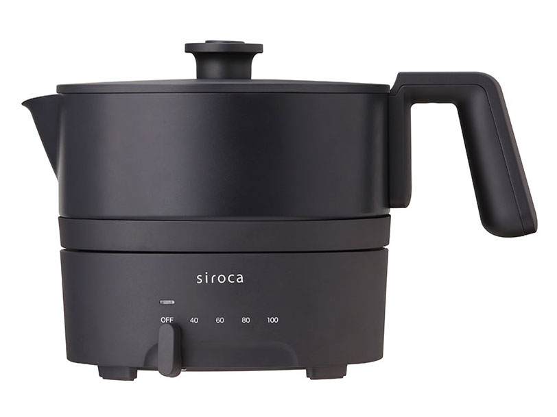 シロカ おりょうりケトル ちょいなべ [丸洗い可/温度調整機能/容量1L/電気ケトル] SK-M151 ブラック Amazon | シロカ おりょうりケトル ちょいなべ [丸洗い可/温度