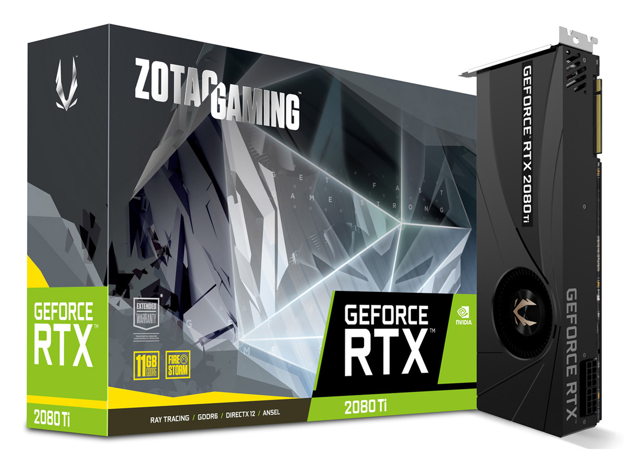 ZOTAC GAMING GeForce RTX 2080 Ti Blower ZT-T20810A-10P [PCIExp 11GB] �̐��i�摜