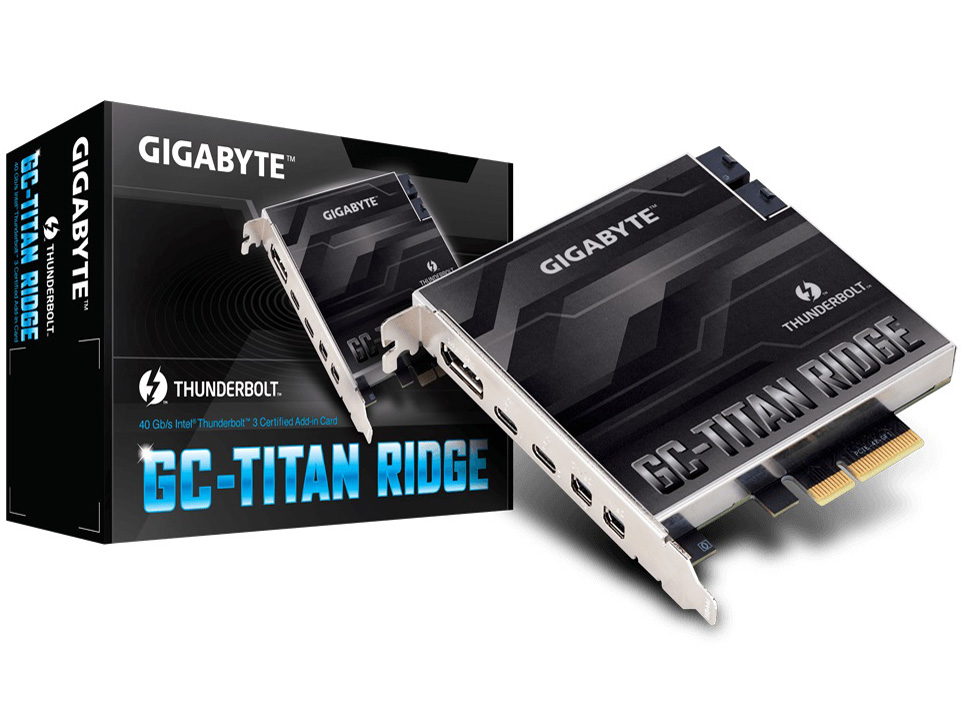 GC-TITAN RIDGE Rev.1.0 [Thunderbolt3 USB3.1 Type-C/DisplayPort/Mini DisplayPort]