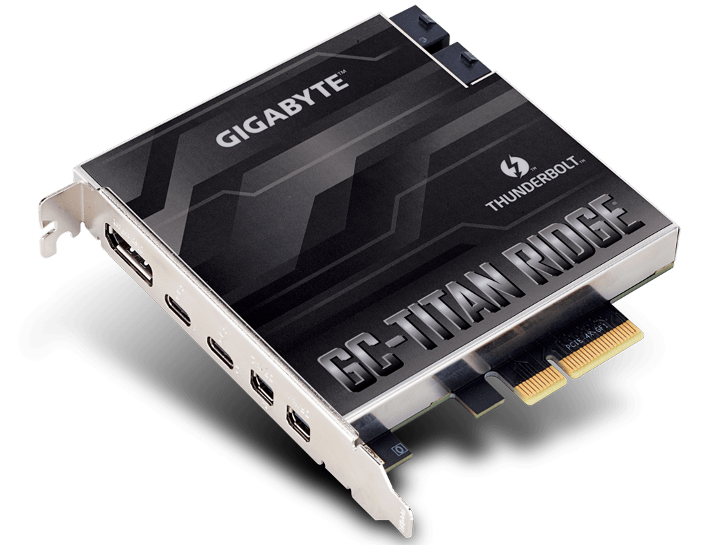 GC-TITAN RIDGE Rev.1.0 [Thunderbolt3 USB3.1 Type-C/DisplayPort/Mini DisplayPort] �̐��i�摜