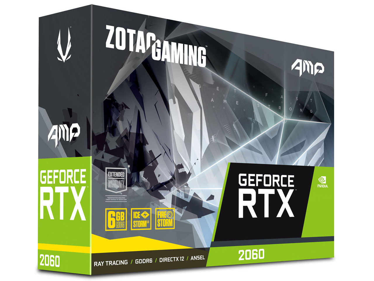 ZOTAC GAMING GeForce RTX 2060 AMP Edition ZT-T20600D-10M [PCIExp 6GB]