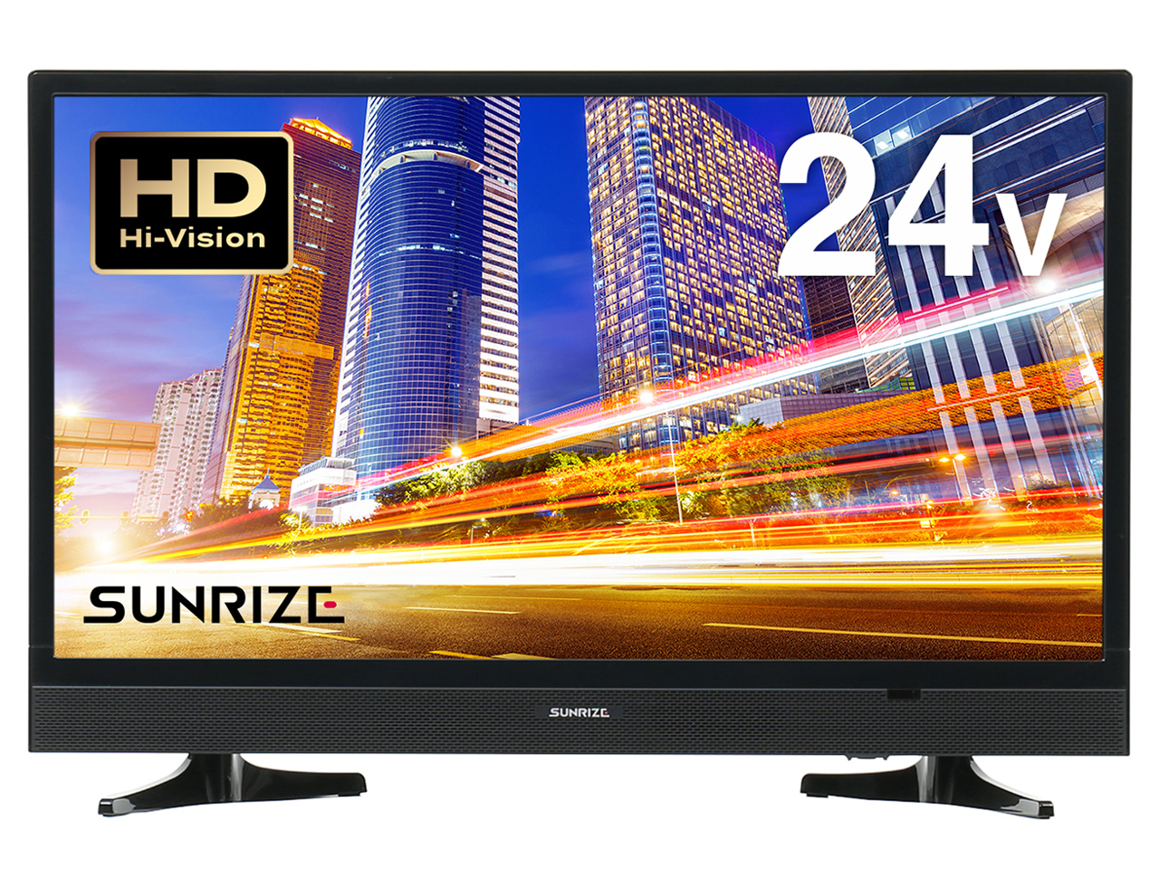 豪華で新しい SUNRIZE 24型 取説付 tv24-bk ハイビジョン液晶テレビ