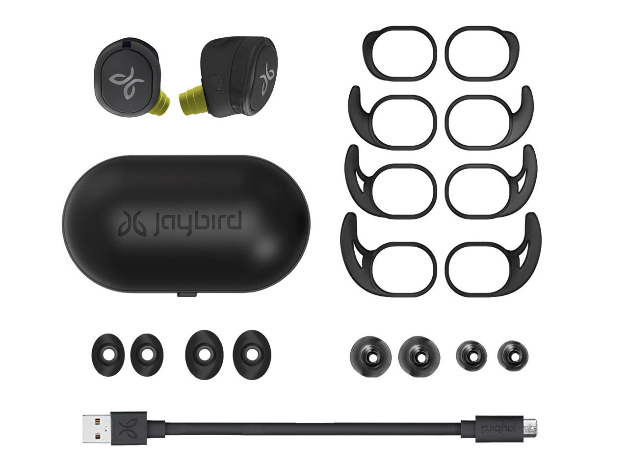 RUN XT TRUE WIRELESS SPORT HEADPHONES JBD-RUN-002BK [BLACK]