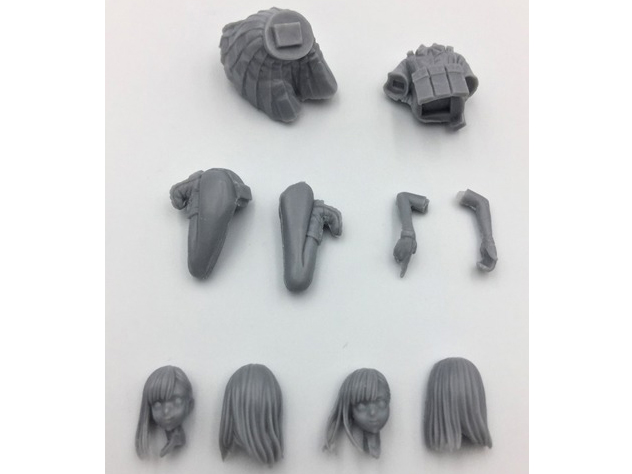 1/35 LittleArmory �L��b�� �L�����N�^�[�w�b�h�o�[�W����