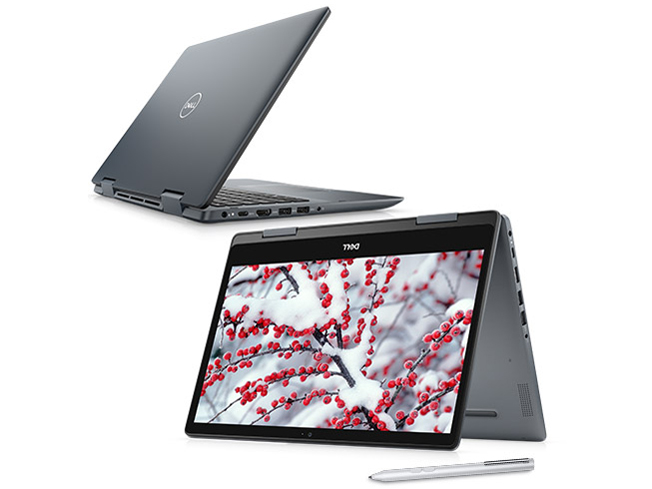 Inspiron 14 5000 2-in-1 �v���~�A���E�^�b�`�p�l�� Core i5 8265U�E8GB�������E256GB SSD���ځEOffice Home&Business 2019�t���f��(�A�N�e�B�u�y���t) [�A�[�o���O���[] �̐��i�摜
