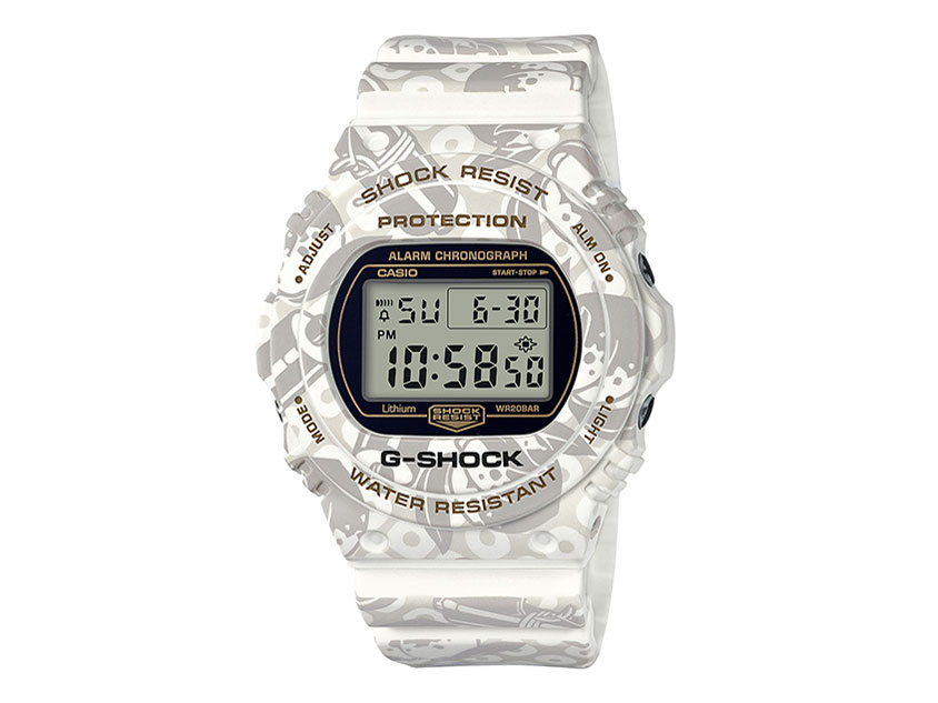 G-SHOCK �����_ SHICHI-FUKU-JIN ���V�l���f�� DW-5700SLG-7JR �̐��i�摜