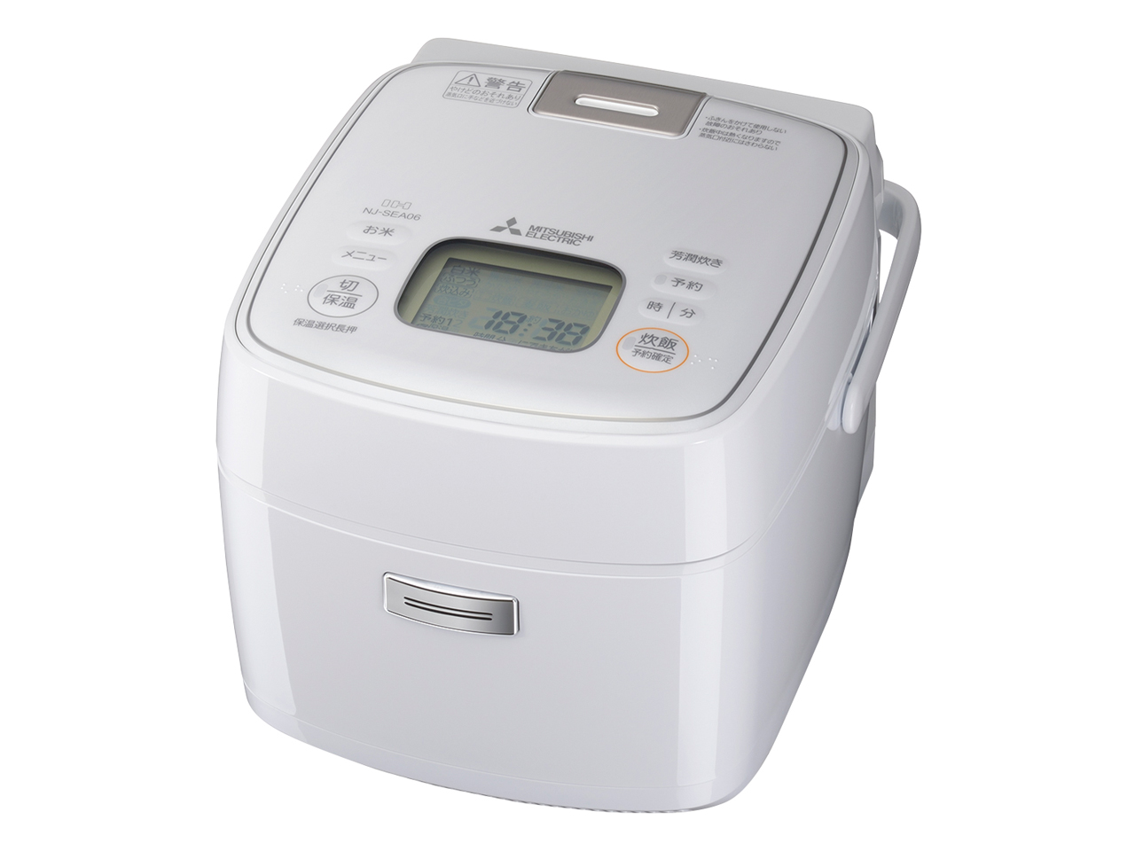 新品三菱炊飯器３.５合炊き備長炭 炭炊釜 NJ-SEA06-W24年製 三菱電機 備長炭 炭炊釜 NJ-SEA06-W [ピュアホワイト] 価格比較