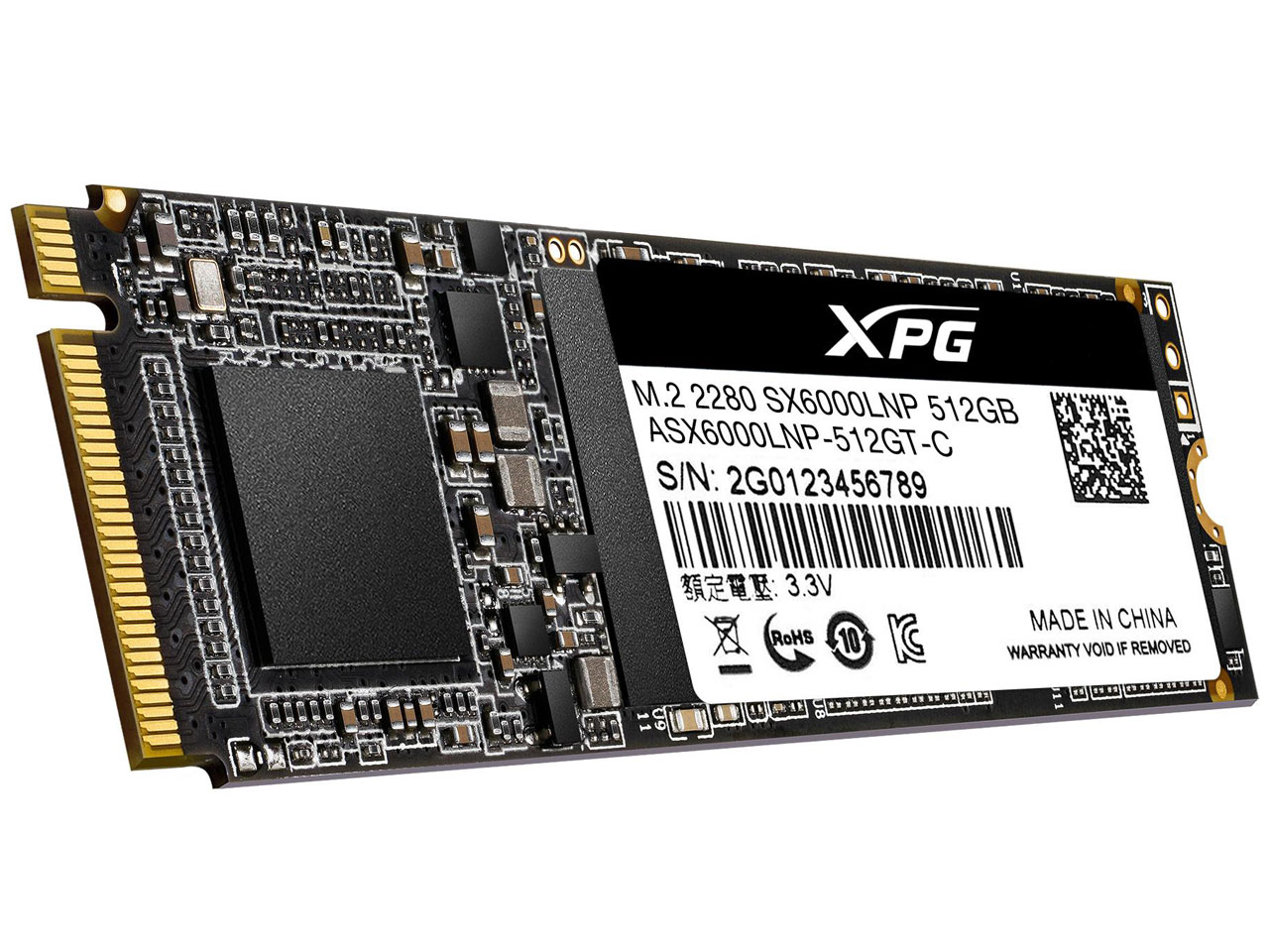 XPG SX6000 Lite ASX6000LNP-512GT-C