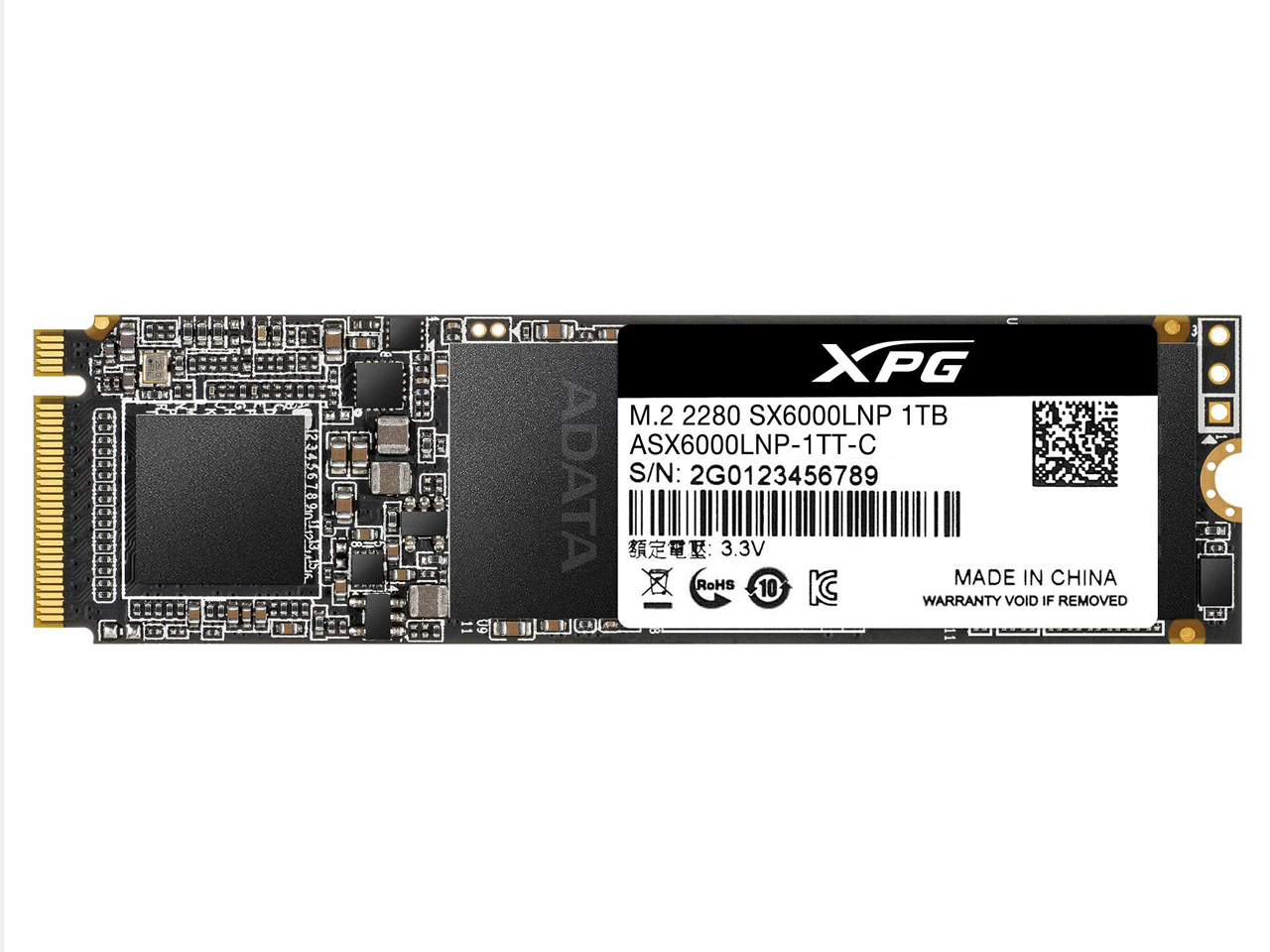 XPG SX6000 Lite ASX6000LNP-1TT-C �̐��i�摜