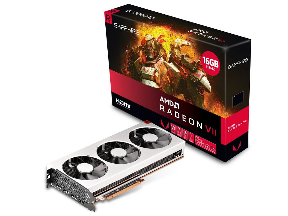 SAPPHIRE RADEON VII 16G HBM2 HDMI TRIPLE (MBA) [PCIExp 16GB] �̐��i�摜