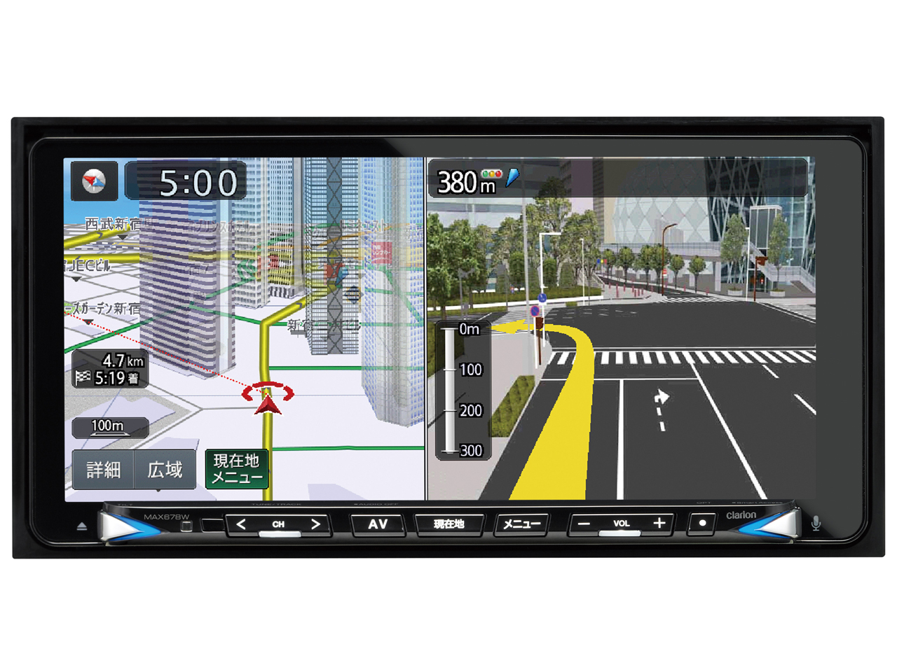 �X�[�p�[���C�h�i�r MAX678W �̐��i�摜