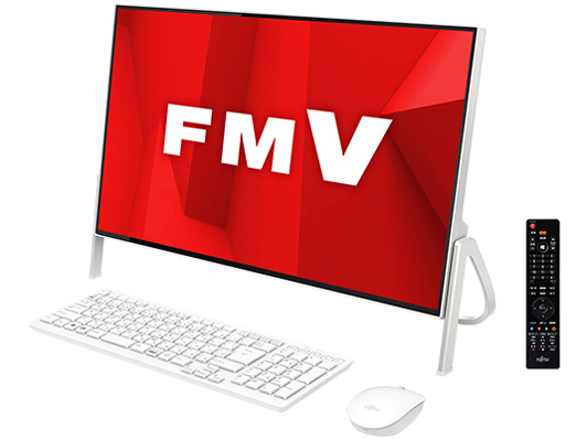 FMV ESPRIMO FH�V���[�Y WF1/D1 KC_WF1D1_A044 Core i7�ETV�@�\�E������16GB�ESSD 256GB+HDD 3TB�EBlu-ray�EOffice���ڃ��f�� [�z���C�g] �̐��i�摜