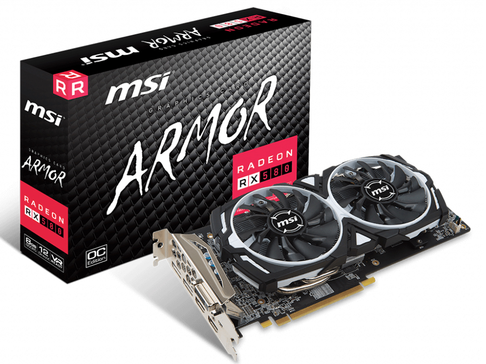 Radeon RX 580 ARMOR 8G OC [PCIExp 8GB] �̐��i�摜