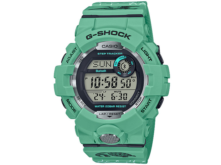 G-SHOCK �W�[�E�X�N���b�h �����_ SHICHI-FUKU-JIN ���\�����f�� GBD-800SLG-3JR �̐��i�摜