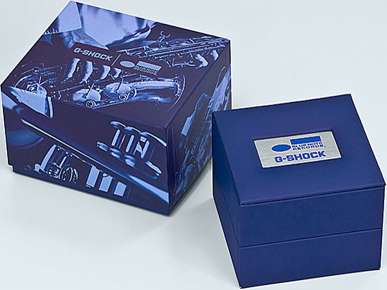 G-SHOCK G-STEEL BLUE NOTE RECORDS �R���{���[�V�������f�� GST-B100BNR-1AJR