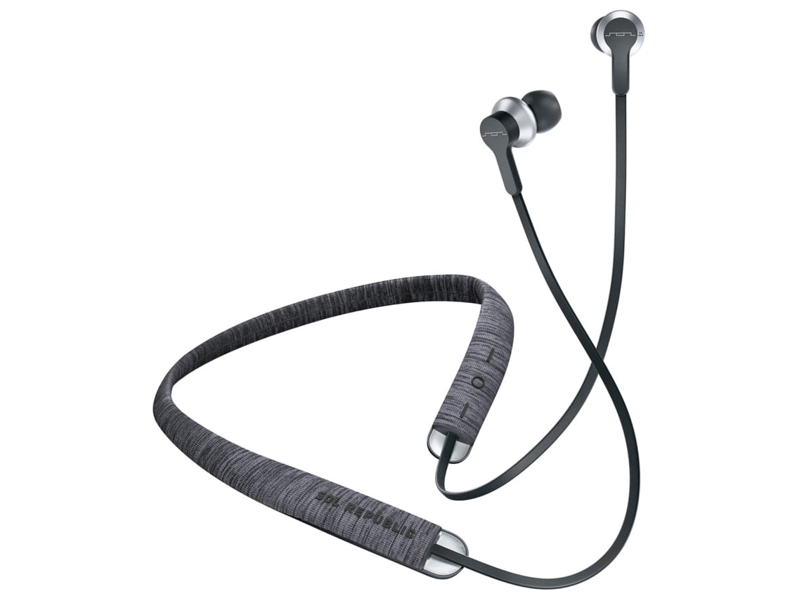 SOL REPUBLIC ネックバンド型防水ワイヤレスイヤホン ブルー Amazon.com: Sol Republic Shadow Fusion Bluetooth Earbuds