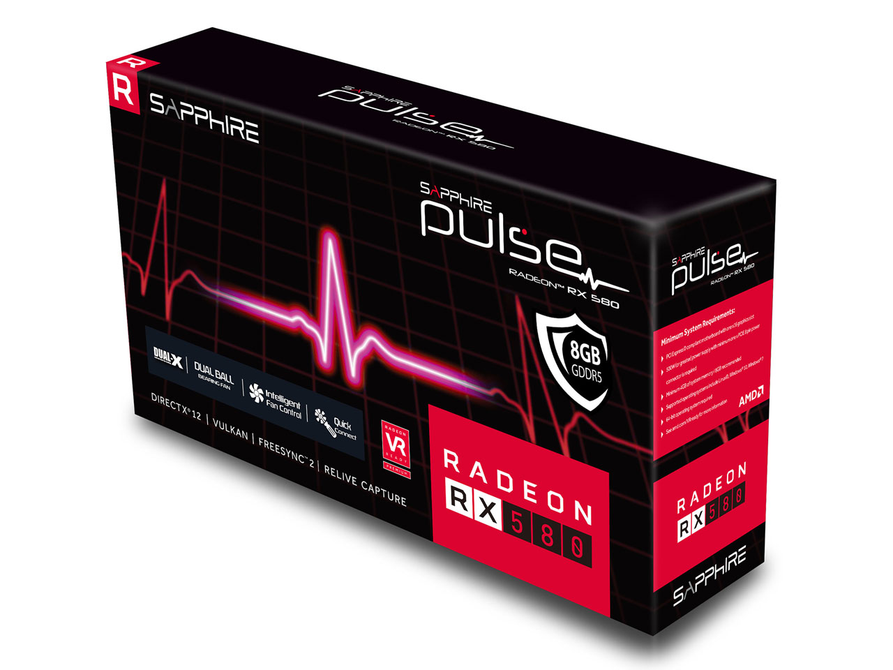 SAPPHIRE PULSE RADEON RX 580 8G GDDR5 OC V2 [PCIExp 8GB]