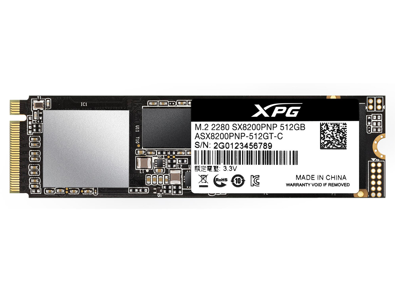XPG SX8200 Pro ASX8200PNP-512GT-C �̐��i�摜
