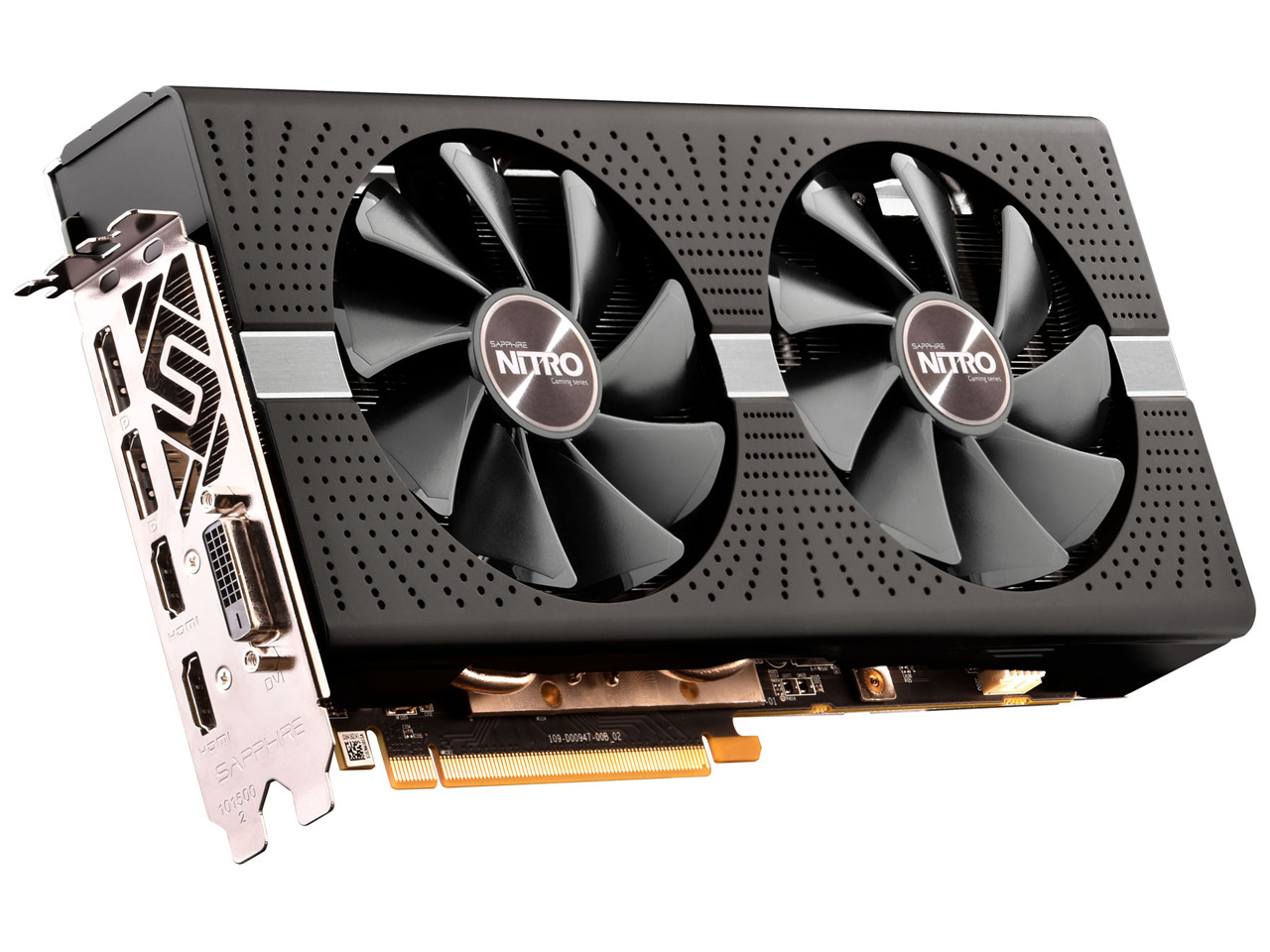 SAPPHIRE NITRO+ RADEON RX 590 8G GDDR5 DUAL HDMI/DVI-D/DUAL DP W/BP OC (UEFI) [PCIExp 8GB]