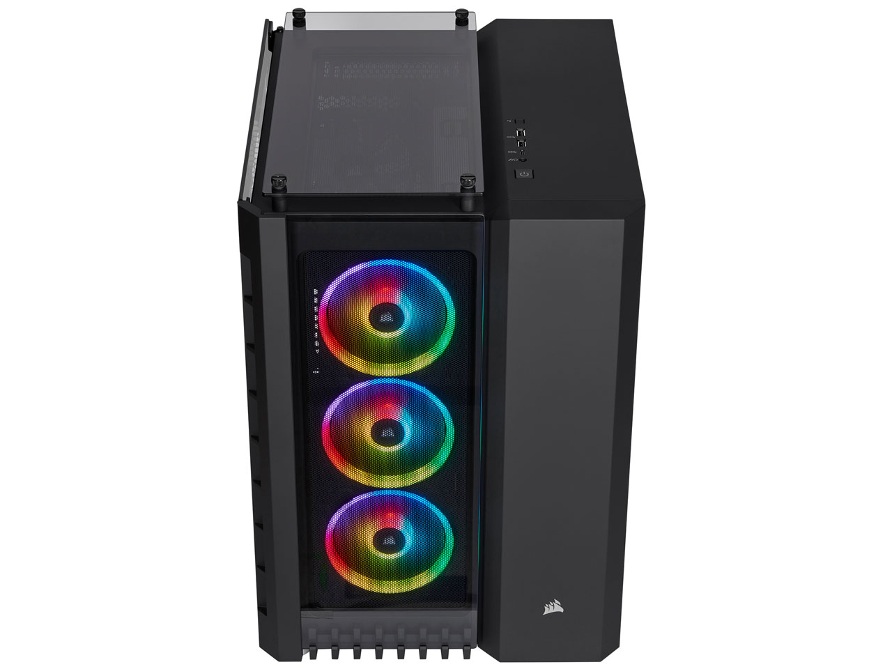 Crystal 680X RGB Tempered Glass CC-9011168-WW [�u���b�N]