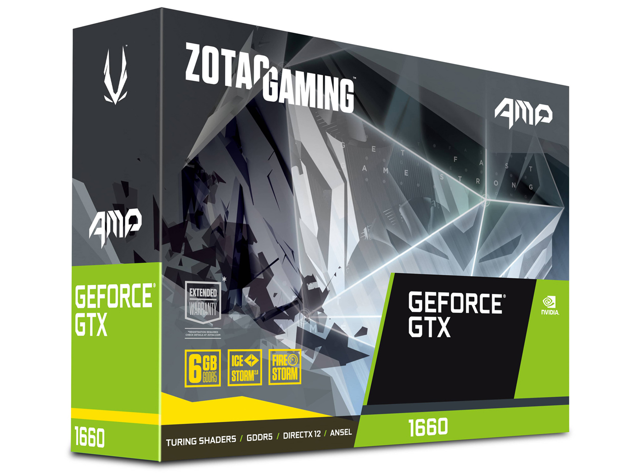 ZOTAC GAMING GeForce GTX 1660 AMP 6GB GDDR5 ZT-T16600D-10M [PCIExp 6GB]