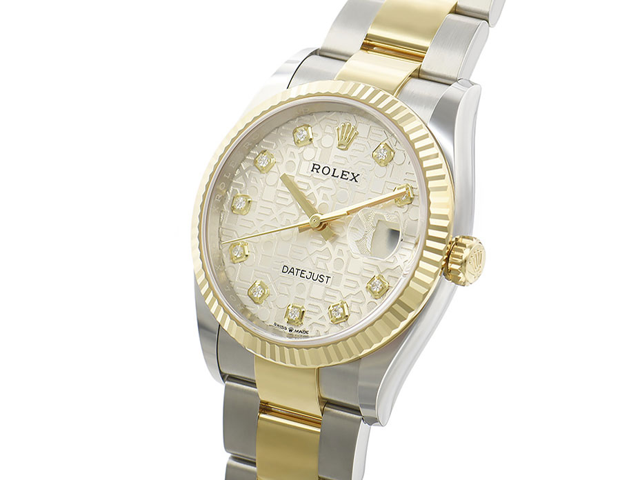 �f�C�g�W���X�g 126233 [�R���s���[�^ 10P�_�C�� �I�C�X�^�[�u���X���b�g �V���o�[] �̐��i�摜