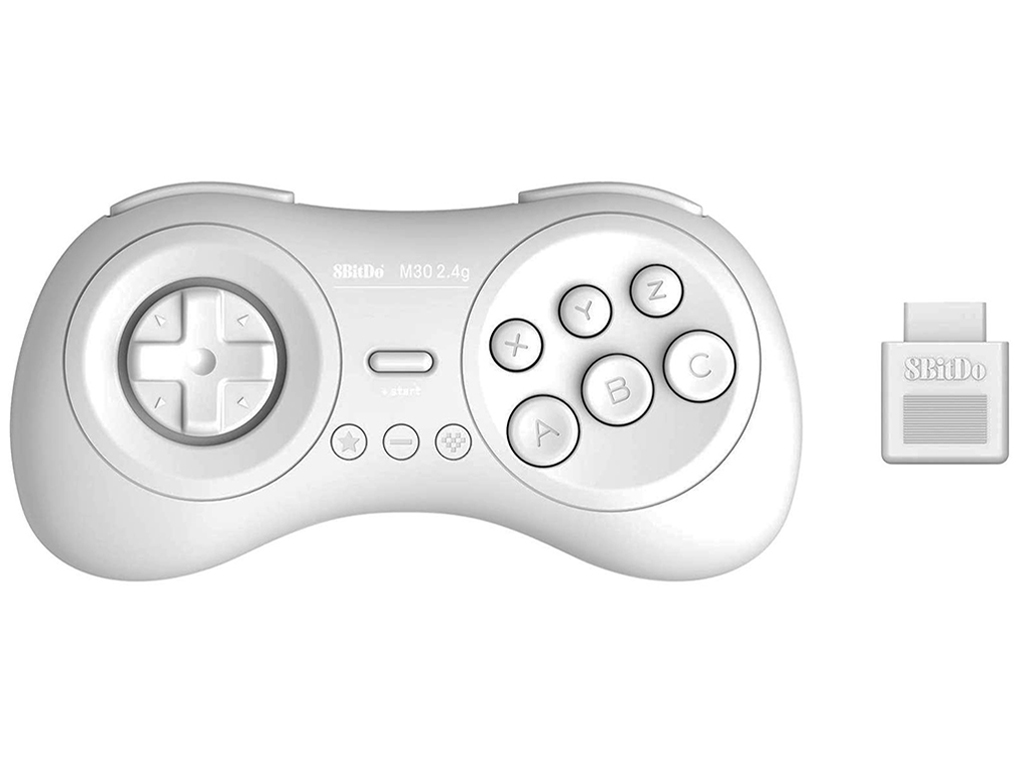 M30 2.4G Wireless GamePad for MD CY-8BDM30W-WH [�z���C�g] �̐��i�摜