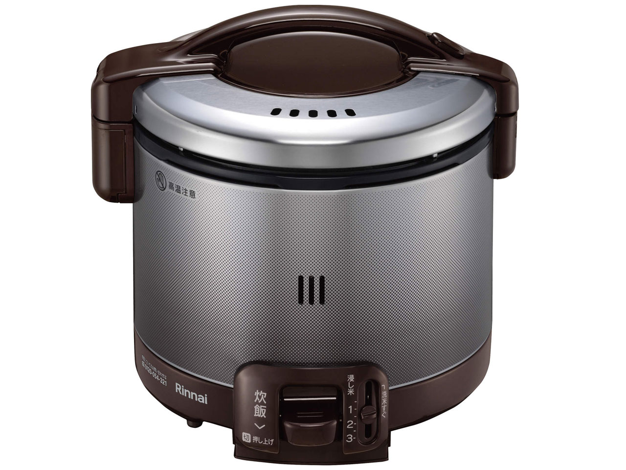 d*o様 ガス炊飯器：RR-030FS-A-W（グレイッシュホワイト色）- LP こがまる ガス炊飯器 リンナイ RR-030FS(A)(W) 3合炊き 炊飯のみ