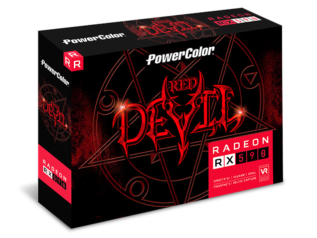 PowerColor Red Devil Radeon RX 590 8GB GDDR5 AXRX 590 8GBD5-3DHV2/OC [PCIExp 8GB]