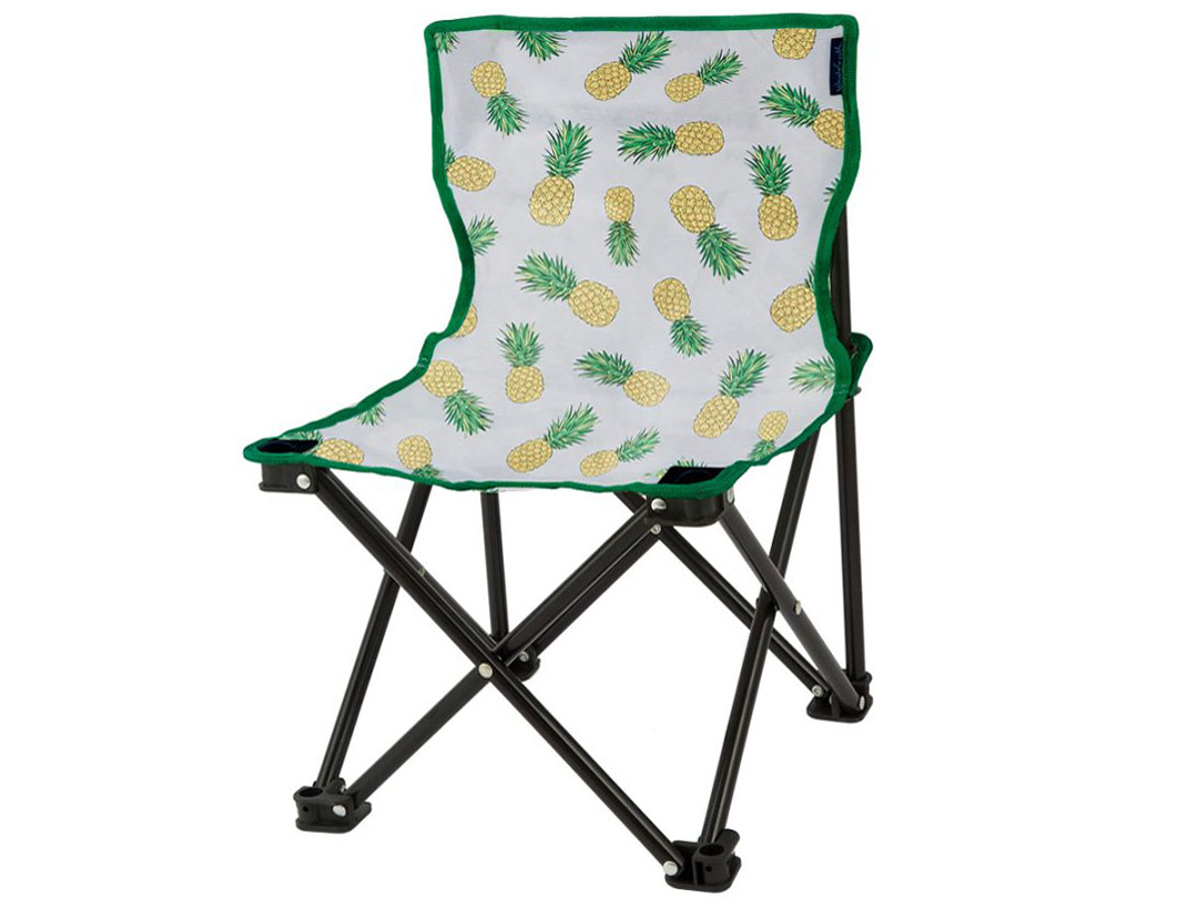 ホールアース HAPPY TIME CHAIR WE21DC93 [Gray×Gold]