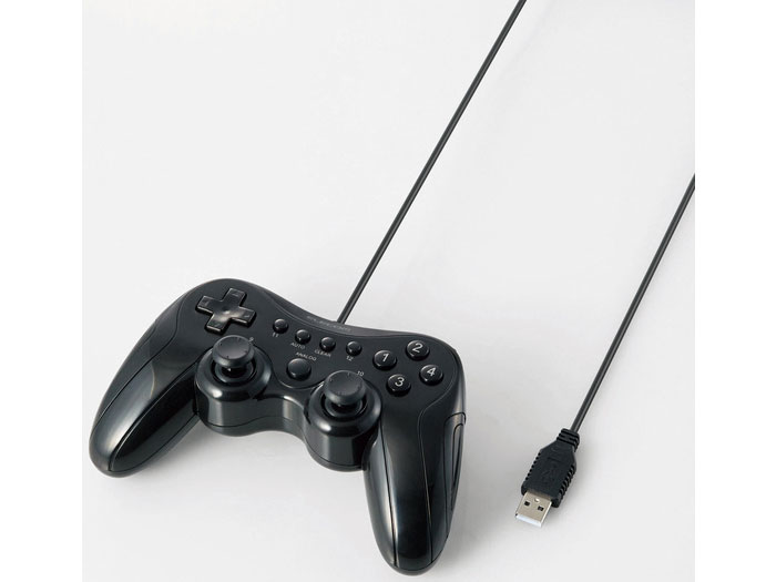 12�{�^��USB�Q�[���p�b�h JC-FU2912FBK [�u���b�N]