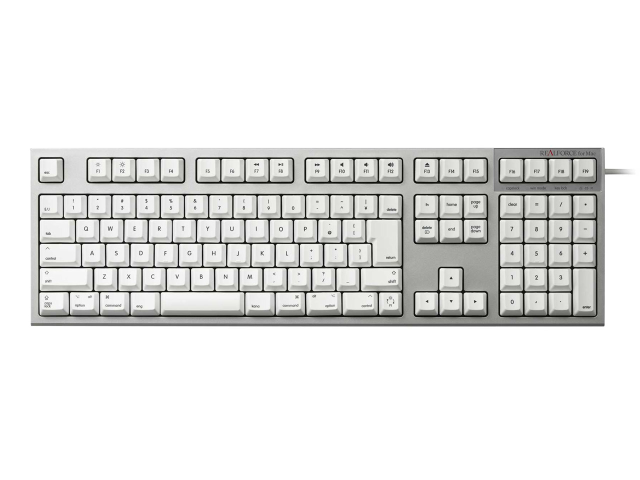 REALFORCE for Mac R2-JPVM-WH [�X�[�p�[�z���C�g+�V���o�[] �̐��i�摜