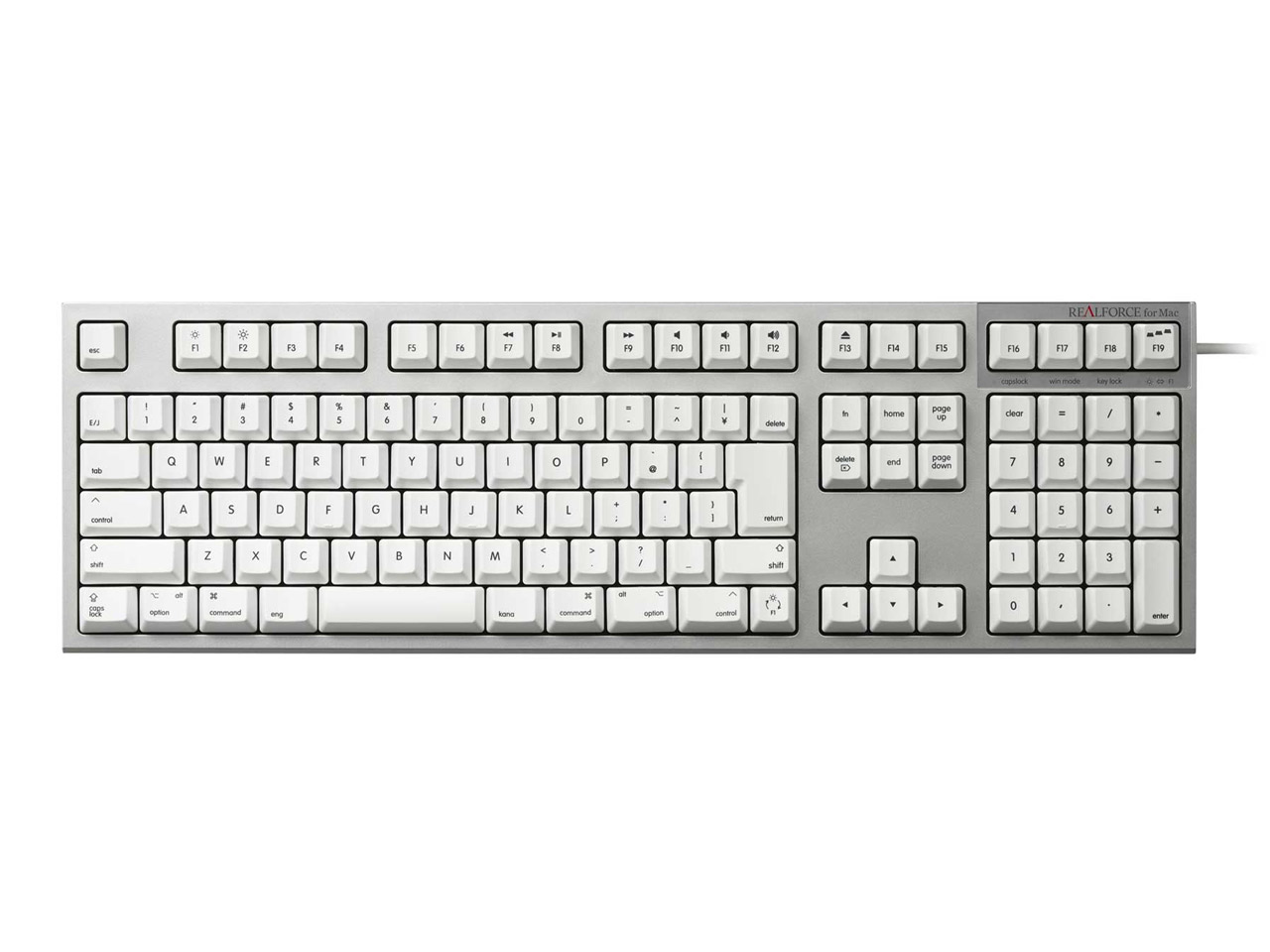 REALFORCE SA for Mac R2SA-JP3M-WH [�X�[�p�[�z���C�g+�V���o�[] �̐��i�摜