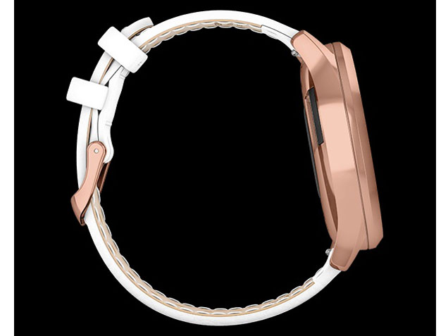 vivomove HR 010-01850-7B [Rose Gold White Leather]