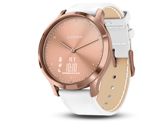 vivomove HR 010-01850-7B [Rose Gold White Leather] �̐��i�摜