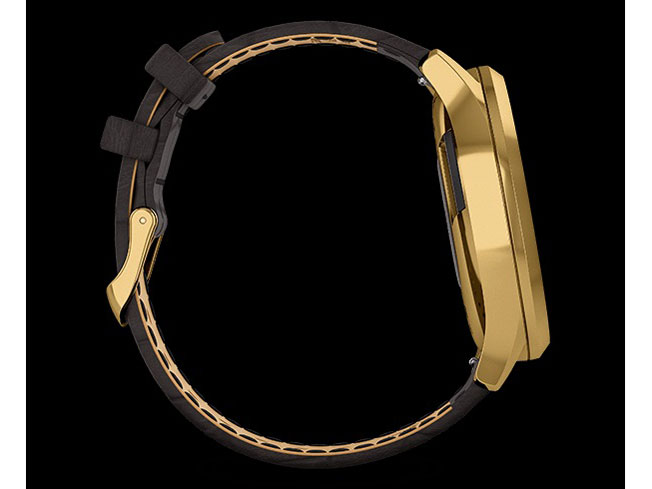 vivomove HR 010-01850-7C [Gold Black Leather]