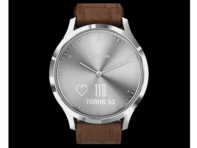 vivomove HR 010-01850-7D [Silver Brown Leather]