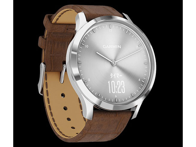vivomove HR 010-01850-7D [Silver Brown Leather]